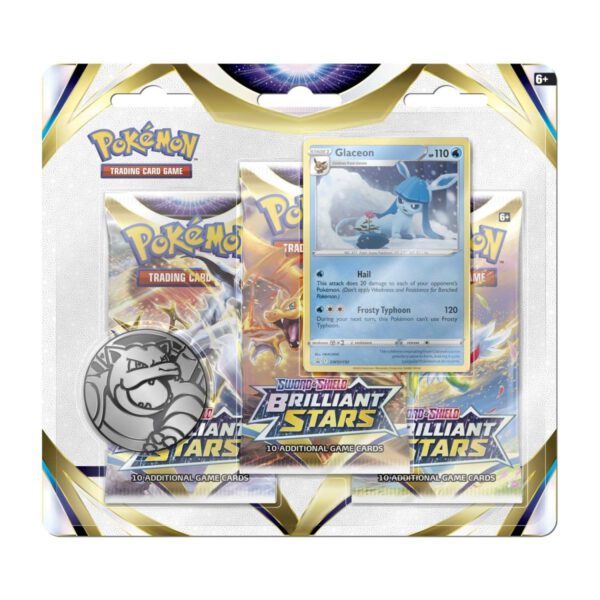 Glaceon 3 Booster Pack - Brilliant Stars